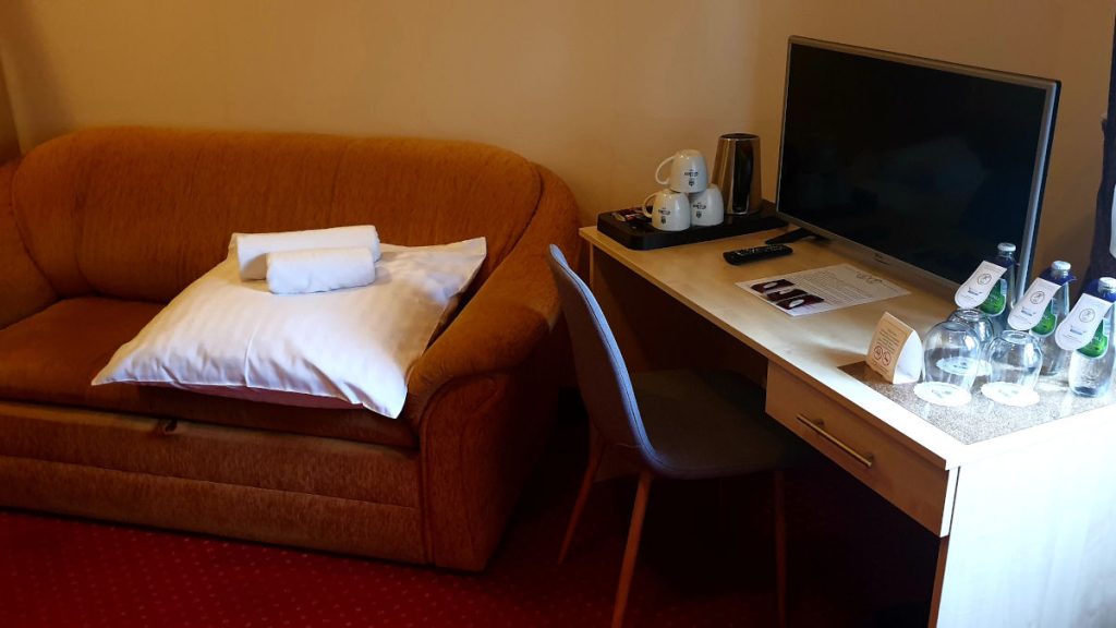 Pokój w hotelu Zamkowym w Wałbrzychu