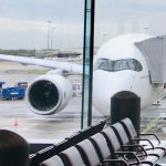 Airbus A350 na lotnisku Aéroport de Paris-Charles de Gaulle