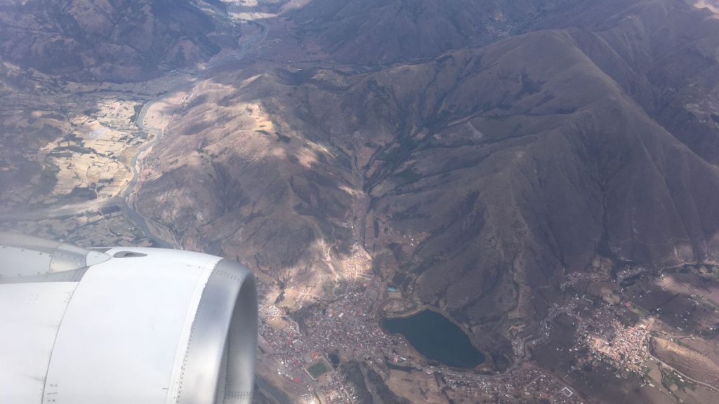 Lot nad Cusco w Peru