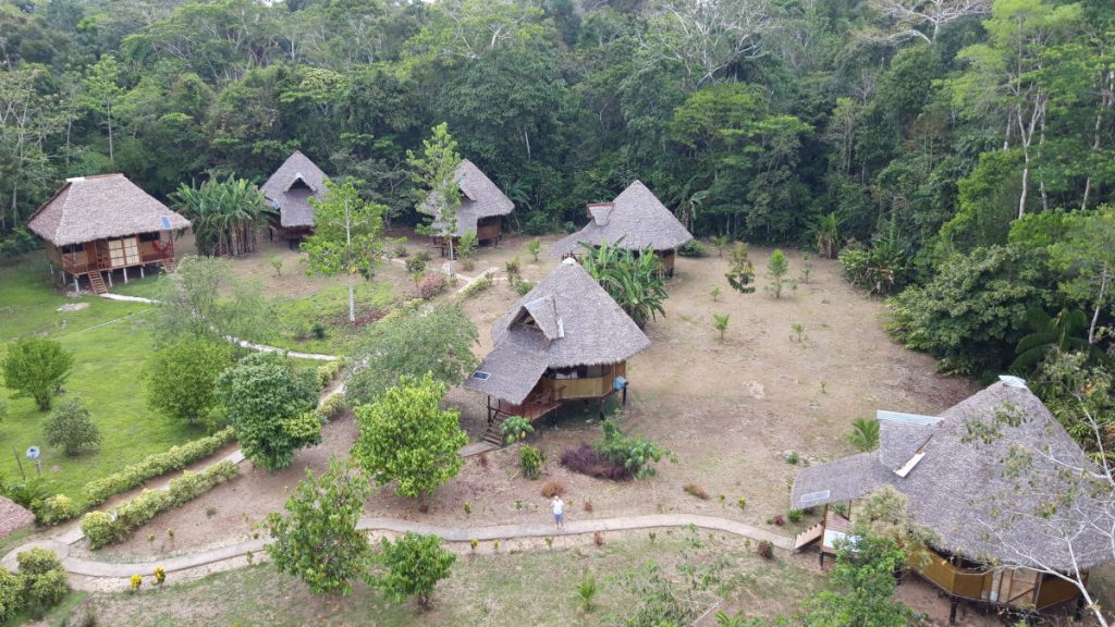 Lodge w Hacienda Tambopata w dżungli