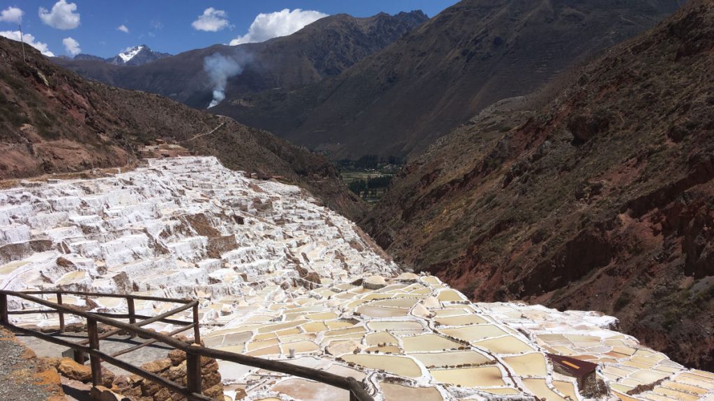 Maras saliny kopalnie soli w Peru