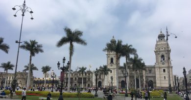 Cathedral Of Lima Main Square Plaza Central