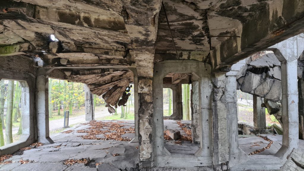 Ruiny koszar na Westerplatte