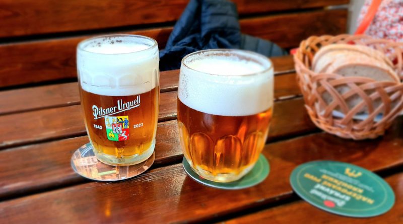 Czeskie piwo w Pradze