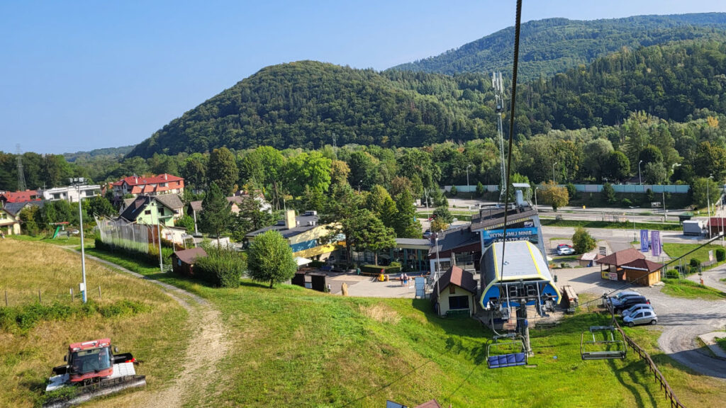 Kolejka Linowa Czantoria stacja dolna