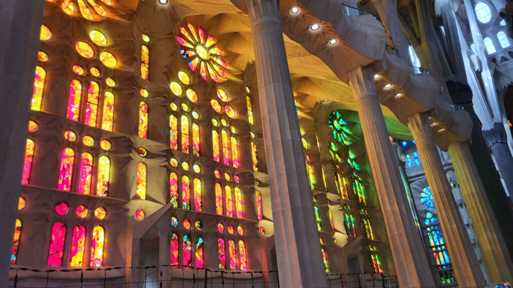 Sagrada Familia witraże